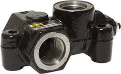 Parker - 60 GPM 3/4 Inlet Cast Iron Hydraulic Control Valve - 1-1/16 - 12 Thread, 5,000 psi, 2.68" Wide x 3.38" Long - Exact Tool & Supply