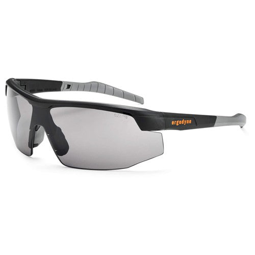Skoll-AF Smoke Lens Matte Black Safety Glasses-Anti-Fog - Exact Tool & Supply