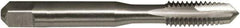 Vermont Tap & Die - 5/16-18 UNC, 3 Flute, Bright Finish, High Speed Steel Spiral Point Tap - Plug Chamfer, Right Hand Thread, 2-23/32" OAL, 11/16" Thread Length, 8.08mm Shank Diam, 2B Class of Fit, Series 3112HD - Exact Tool & Supply