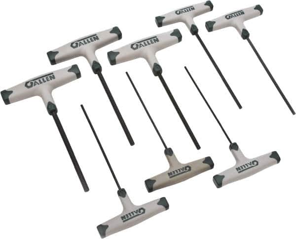 Allen - 8 Piece T-Handle Hex Key Set - Exact Tool & Supply