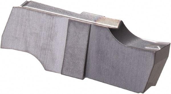 Iscar - 270010GIPI Grade IC908, 2.7mm Cutting Width Carbide Grooving Insert - Neutral, 0.1mm Corner Radius, TiAlN Finish - Exact Tool & Supply