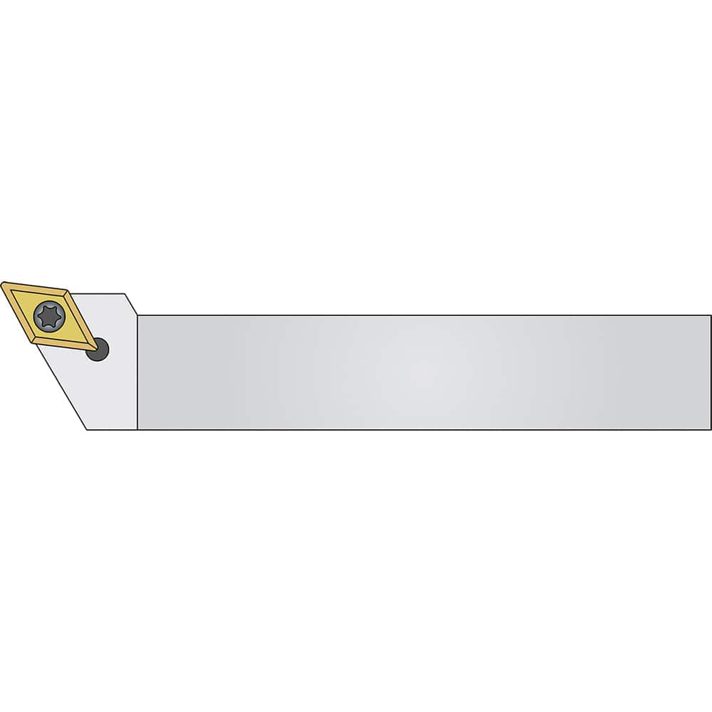 Micro 100 - LH SDJCL 0° Neutral Rake Indexable Turning Toolholder - Exact Tool & Supply