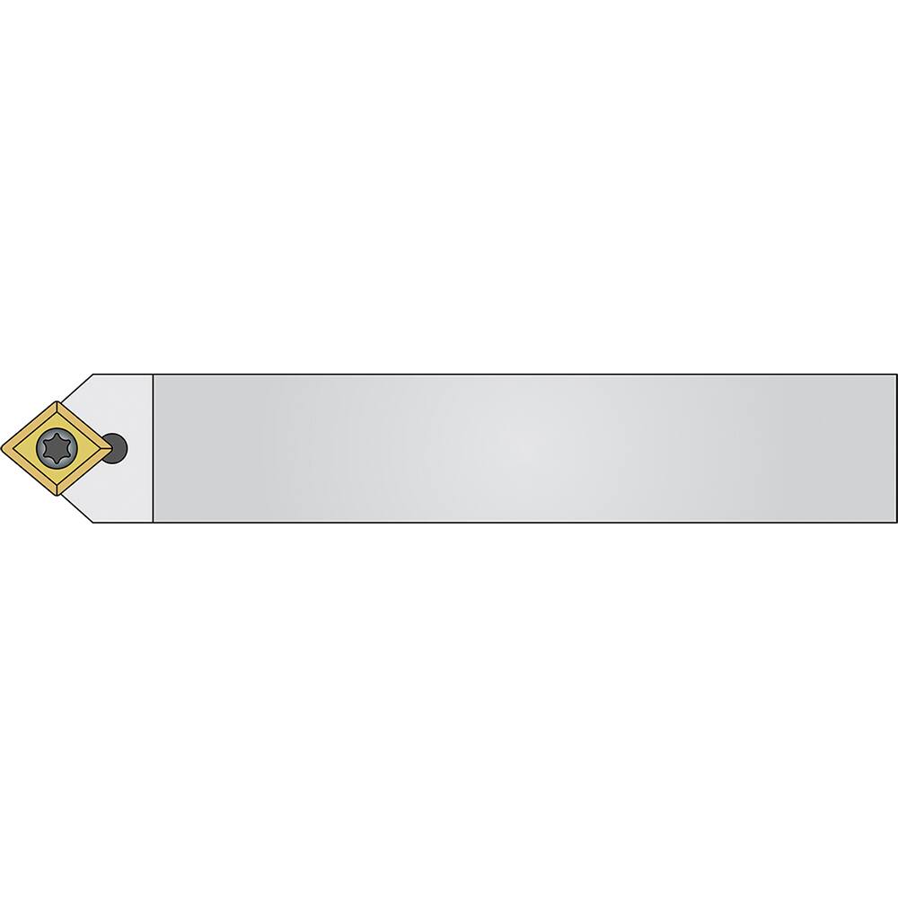 Micro 100 - Neutral SCMCN 0° Neutral Rake Indexable Turning Toolholder - Exact Tool & Supply