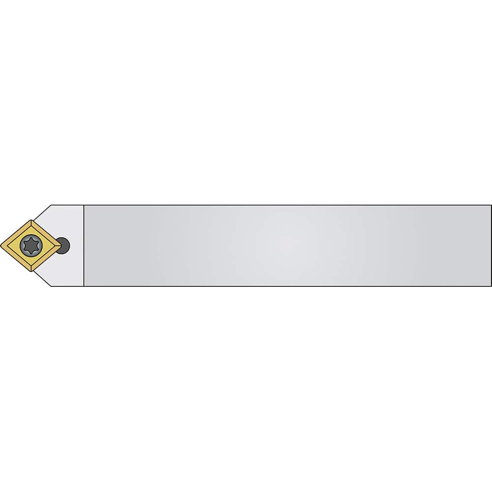 Micro 100 - Neutral SCMCN 0° Neutral Rake Indexable Turning Toolholder - Exact Tool & Supply