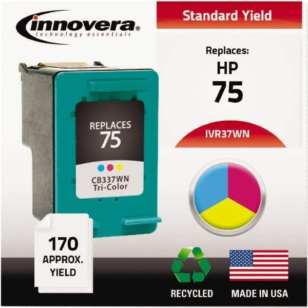 innovera - Inkjet Printer Cartridge - Use with HP Deskjet D4260, D4360, Officejet J5750, J5780, J6480, Photosmart C4240, C4250, C4280, C4350, C4380, C4385, C4480, C4580, C5240, C5250, C5280, C5580, D5345, D5360 - Exact Tool & Supply