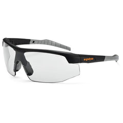 SkoLL In/Outdoor Lens Matte Black Safety Glasses - Exact Tool & Supply