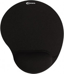 innovera - 8-7/8" x 10-3/8" x 1" Black Mouse Pad - Use with Mouse - Exact Tool & Supply