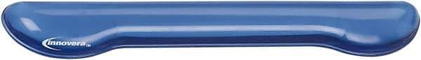 innovera - 2-7/8" x 18-1/4" x 1-1/4" Blue Keyboard Wrist Rest - Use with Keyboard - Exact Tool & Supply
