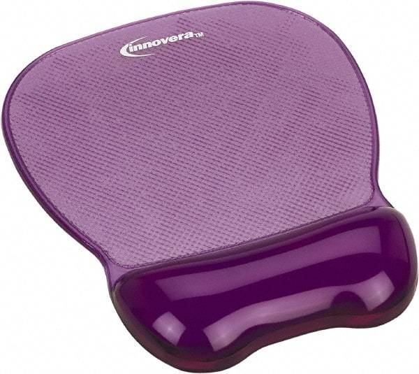 innovera - 9-5/8" x 8-1/4" x 1-1/8" Purple Mouse Pad - Use with Mouse - Exact Tool & Supply