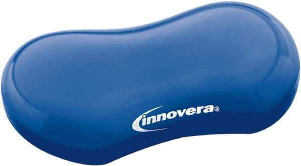 innovera - 3-1/8" x 4-3/4" x 1" Blue Wrist Rest - Use with Mouse - Exact Tool & Supply