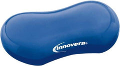 innovera - 3-1/8" x 4-3/4" x 1" Blue Wrist Rest - Use with Mouse - Exact Tool & Supply
