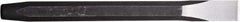 Paramount - 12" OAL x 1/2" Blade Width Cold Chisel - 1/2" Tip, 7/16" Stock, Steel Handle - Exact Tool & Supply