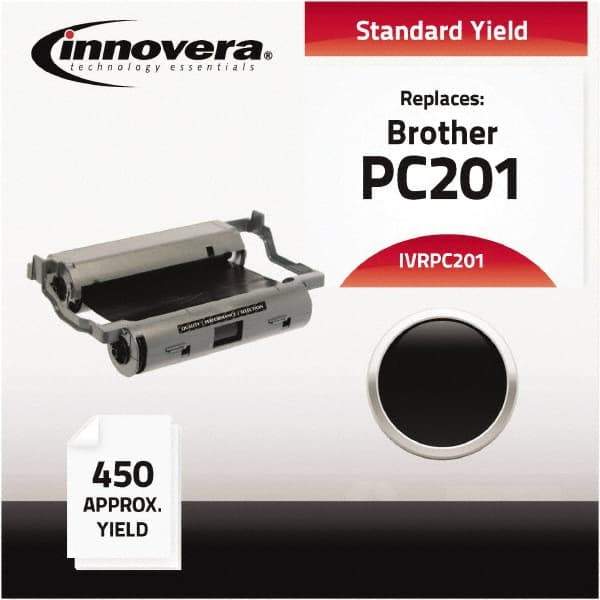 innovera - Black Thermal Print Cartridge Ribbon - Use with Brother MFC-1770, 1780, 1870MC, 1970MC, PPF-1170, 1270, 1270E, 1570MC, 1575MC - Exact Tool & Supply
