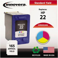 innovera - Remanufactured C9352AN (22) Ink, 165 Page-Yield, Tri-Color - Exact Tool & Supply
