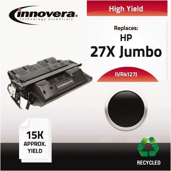 innovera - Black Toner Cartridge - Use with HP LaserJet 4000, 4000N, 4000SE, 4000T, 4000TN, 4050, 4050N, 4050SE, 4050T, 4050TN - Exact Tool & Supply