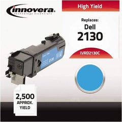 innovera - Cyan Toner Cartridge - Use with Dell 2130CN, 2135CN - Exact Tool & Supply
