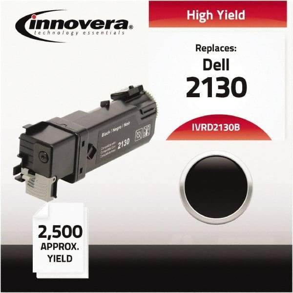 innovera - Black Toner Cartridge - Use with Dell 2130CN, 2135CN - Exact Tool & Supply