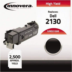 innovera - Black Toner Cartridge - Use with Dell 2130CN, 2135CN - Exact Tool & Supply