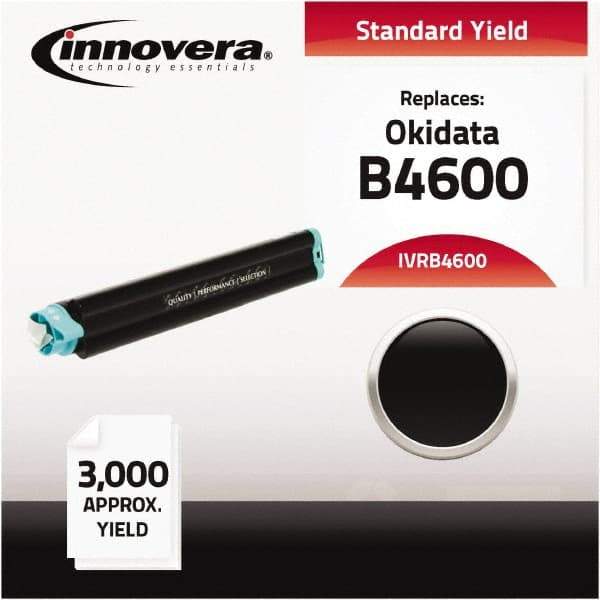 innovera - Black Toner Cartridge - Use with Oki B440, B440N, B4600, B4600N - Exact Tool & Supply