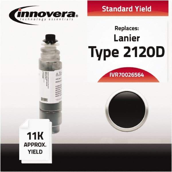 innovera - Black Toner Cartridge - Use with Ricoh Aficio 1022, 1027 (Type 2120D) - Exact Tool & Supply