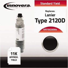 innovera - Black Toner Cartridge - Use with Ricoh Aficio 1022, 1027 (Type 2120D) - Exact Tool & Supply