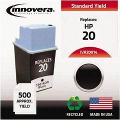 innovera - Black Inkjet Printer Cartridge - Use with HP Deskjet D2530, D2545, D2560, D5560, F4200, F4440, F4480, Photosmart C4640, C4650, C4680, C4795 - Exact Tool & Supply