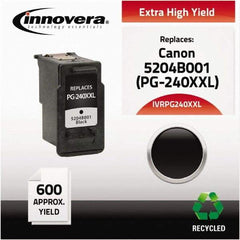innovera - Black Inkjet Printer Cartridge - Use with Canon PIXMA Photo All-in-One Printers MG2120, MG2220, MG3120, MG3220, MG3520, MG4120, MG4220, Cannon MultiPASS 530, 545, 555, 560, 635, 3000, 3500, 50, 5000, 530, 545, 5500, 555, 560, 635 - Exact Tool & Supply
