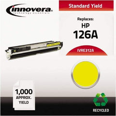 innovera - Yellow Toner Cartridge - Use with HP Color LaserJet CP1020, CP1025NW, LaserJet Pro 100 Color MFP M175A, M175NW, LaserJet Pro 200 Color MFP M275NW - Exact Tool & Supply
