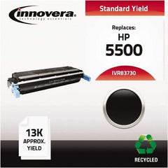 innovera - Black Toner Cartridge - Use with HP LaserJet 5500, 5550 - Exact Tool & Supply