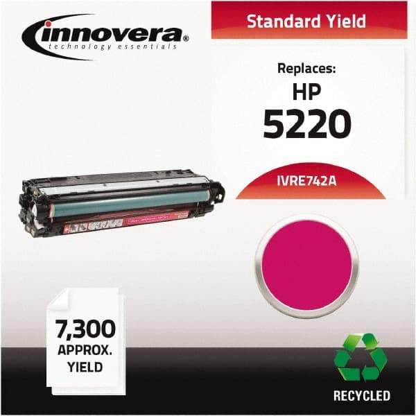 innovera - Magenta Toner Cartridge - Use with HP Color LaserJet CP5220, CP5225 - Exact Tool & Supply