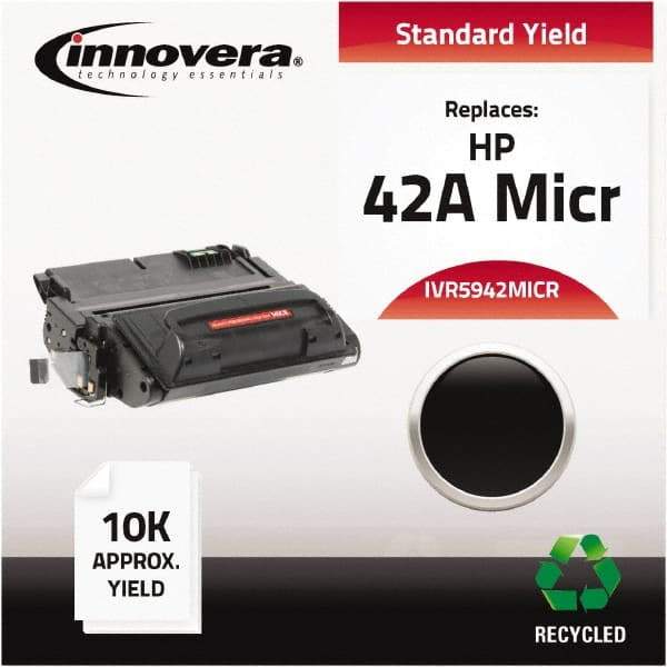 innovera - Black MICR Toner - Use with HP LaserJet 4250, 4350 - Exact Tool & Supply