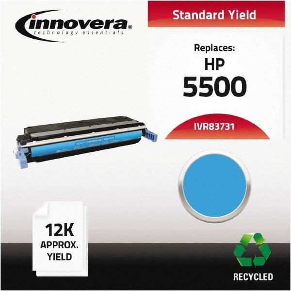 innovera - Cyan Toner Cartridge - Use with HP LaserJet 5500, 5550 - Exact Tool & Supply