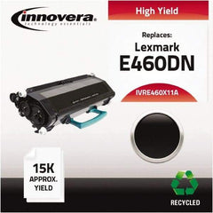 innovera - Black Toner Cartridge - Use with Lexmark E460dn, E460dw, E462DTN, X463DE, X464DE, X466DE - Exact Tool & Supply