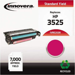 innovera - Magenta Toner Cartridge - Use with HP Color LaserJet CM3530 MFP, CM3530FS MFP, CP3525DN, CP3525N, CP3525X - Exact Tool & Supply