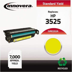 innovera - Yellow Toner Cartridge - Use with HP Color LaserJet CM3530 MFP, CM3530FS MFP, CP3525DN, CP3525N, CP3525X - Exact Tool & Supply