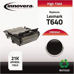 innovera - Black Toner Cartridge - Use with Lexmark T640, T640DN, T640DTN, T640N, T640TN, T642, T642DTN, T642N, T642TN, T644, T644DTN, T644N, T644TN, X642E, X644E, X646E - Exact Tool & Supply