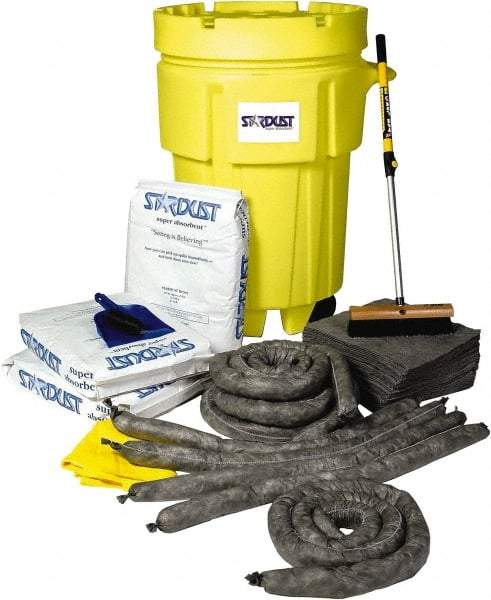 Stardust Spill Products - Spill Clean-Up System Accessory Kit Spill Kit - 95 Gal Mobile Spill Cart - Exact Tool & Supply