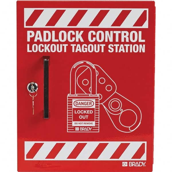 Brady - Empty Steel Padlock Station - Exact Tool & Supply