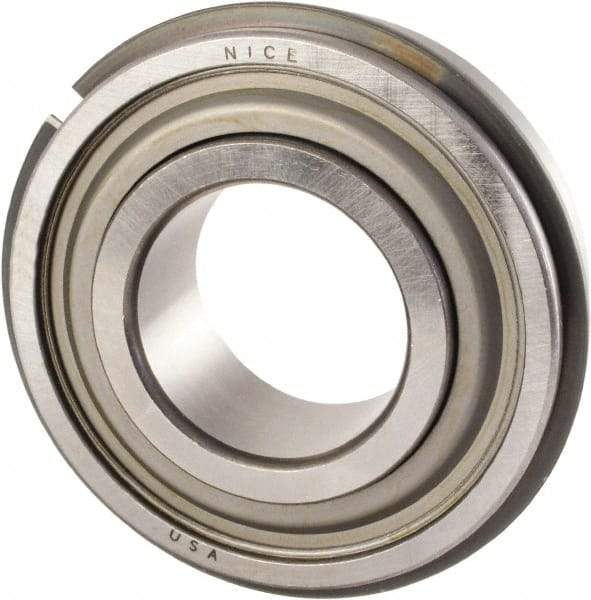 Nice - 3/4" Bore Diam, 1-3/4" OD, Double Seal Precision Ground Radial Ball Bearing - 5/8" Wide, 1 Row, Round Bore, 1,025 Lb Static Capacity, 2,595 Lb Dynamic Capacity - Exact Tool & Supply