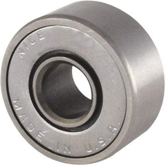 Nice - 3/8" Bore Diam, 29/32" OD, Double Seal Semi Ground Extra Light Radial Ball Bearing - 5/16" Wide, 1 Row, Round Bore, 300 Lb Static Capacity, 350 Lb Dynamic Capacity - Exact Tool & Supply
