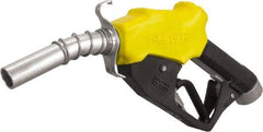 Tuthill - 30 GPM, Gasoline, Kerosene & Diesel Fuel 1" Auto Nozzle with Hook - 1" Inlet, 1" Outlet - Exact Tool & Supply