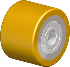 Blickle - 2-23/64" Wide x 3.23" High x 3" Deep Hand Truck Roller - 968 Lb Load Capacity - Exact Tool & Supply