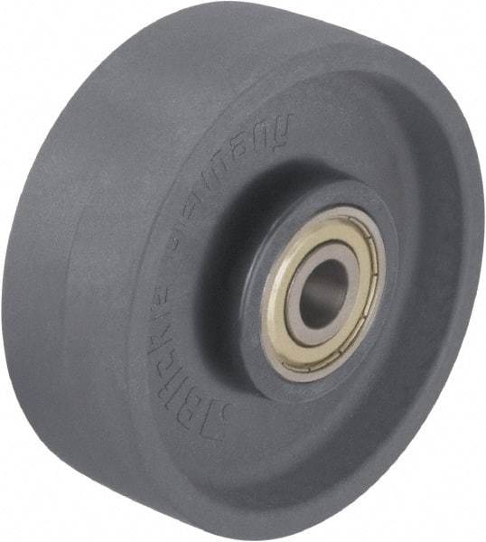 Blickle - 6 Inch Diameter x 1-31/32 Inch Wide, Heat-Resistant Nylon Caster Wheel - 1,100 Lb. Capacity, 25/32 Inch Axle Diameter, Ball Bearing - Exact Tool & Supply