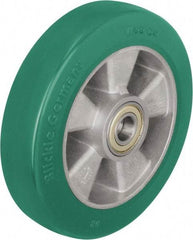 Blickle - 6 Inch Diameter x 2-1/8 Inch Wide, Polyurethane-Elastomer Blickle Softhane Caster Wheel - 1,100 Lb. Capacity, 25/32 Inch Axle Diameter, Ball Bearing - Exact Tool & Supply