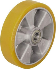 Blickle - 6-1/2 Inch Diameter x 1-31/32 Inch Wide, Polyurethane-Elastomer Blickle Extrathane Caster Wheel - 1,210 Lb. Capacity, 25/32 Inch Axle Diameter, Ball Bearing - Exact Tool & Supply