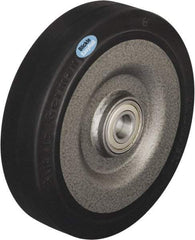 Blickle - 12 Inch Diameter x 2-61/64 Inch Wide, Solid Rubber Caster Wheel - 2,200 Lb. Capacity, 1-3/16 Inch Axle Diameter, Ball Bearing - Exact Tool & Supply