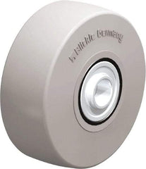 Blickle - 5 Inch Diameter x 1-31/32 Inch Wide, Solid Rubber Caster Wheel - 704 Lb. Capacity, 25/32 Inch Axle Diameter, Ball Bearing - Exact Tool & Supply