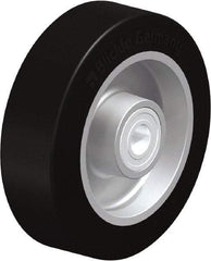 Blickle - 5 Inch Diameter x 1-37/64 Inch Wide, Solid Rubber Caster Wheel - 550 Lb. Capacity, 19/32 Inch Axle Diameter, Ball Bearing - Exact Tool & Supply