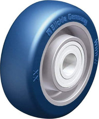 Blickle - 3 Inch Diameter x 1-11/64 Inch Wide, Polyurethane-Elastomer Blickle Besthane Caster Wheel - 396 Lb. Capacity, 19/32 Inch Axle Diameter, Ball Bearing - Exact Tool & Supply