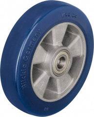 Blickle - 7 Inch Diameter x 1-31/32 Inch Wide, Polyurethane-Elastomer Blickle Besthane Caster Wheel - 1,320 Lb. Capacity, 25/32 Inch Axle Diameter, Ball Bearing - Exact Tool & Supply